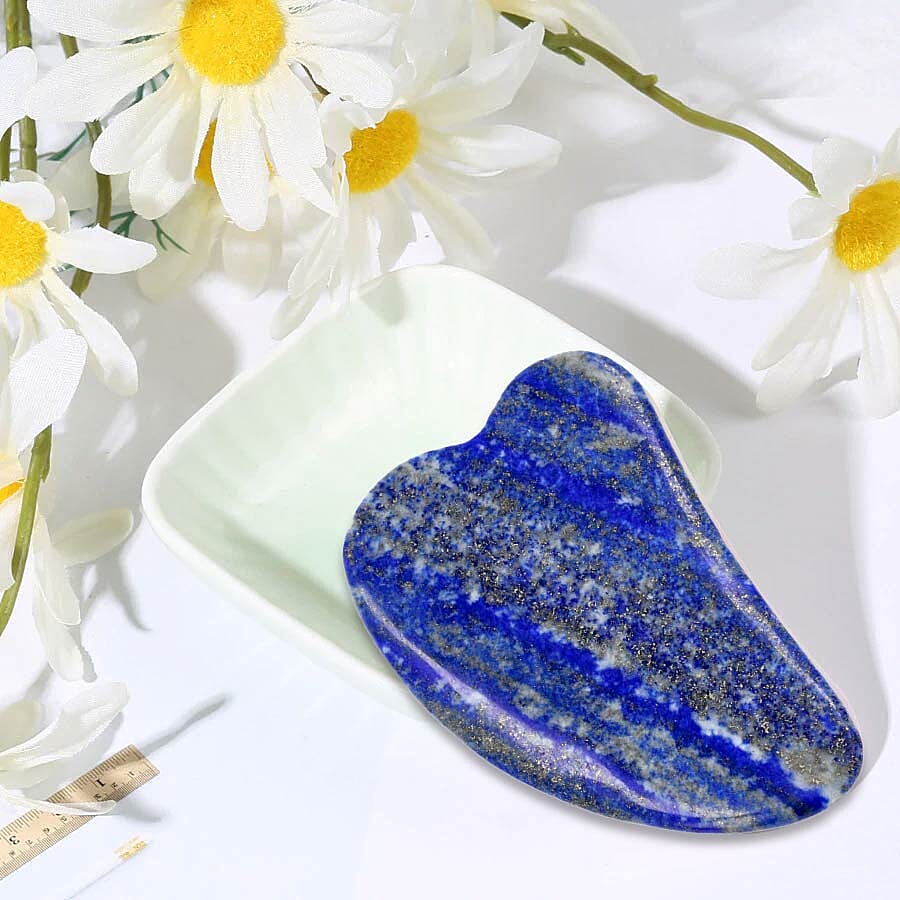 Lapis Gua Sha (Scraping Plate) in Gift Box