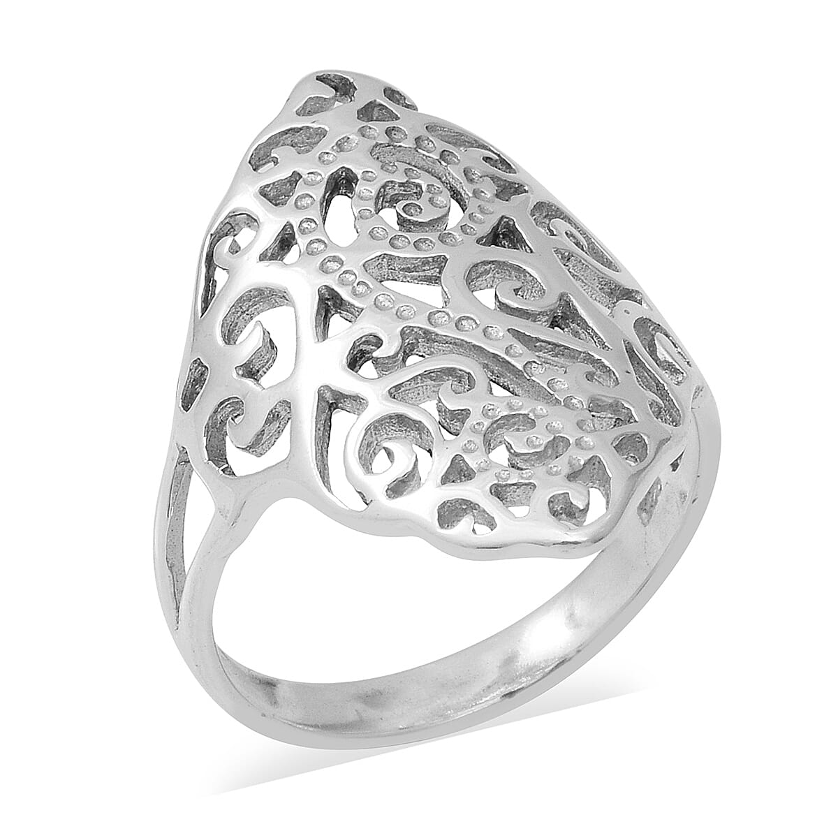 Designer Inspired - Sterling Silver Ring