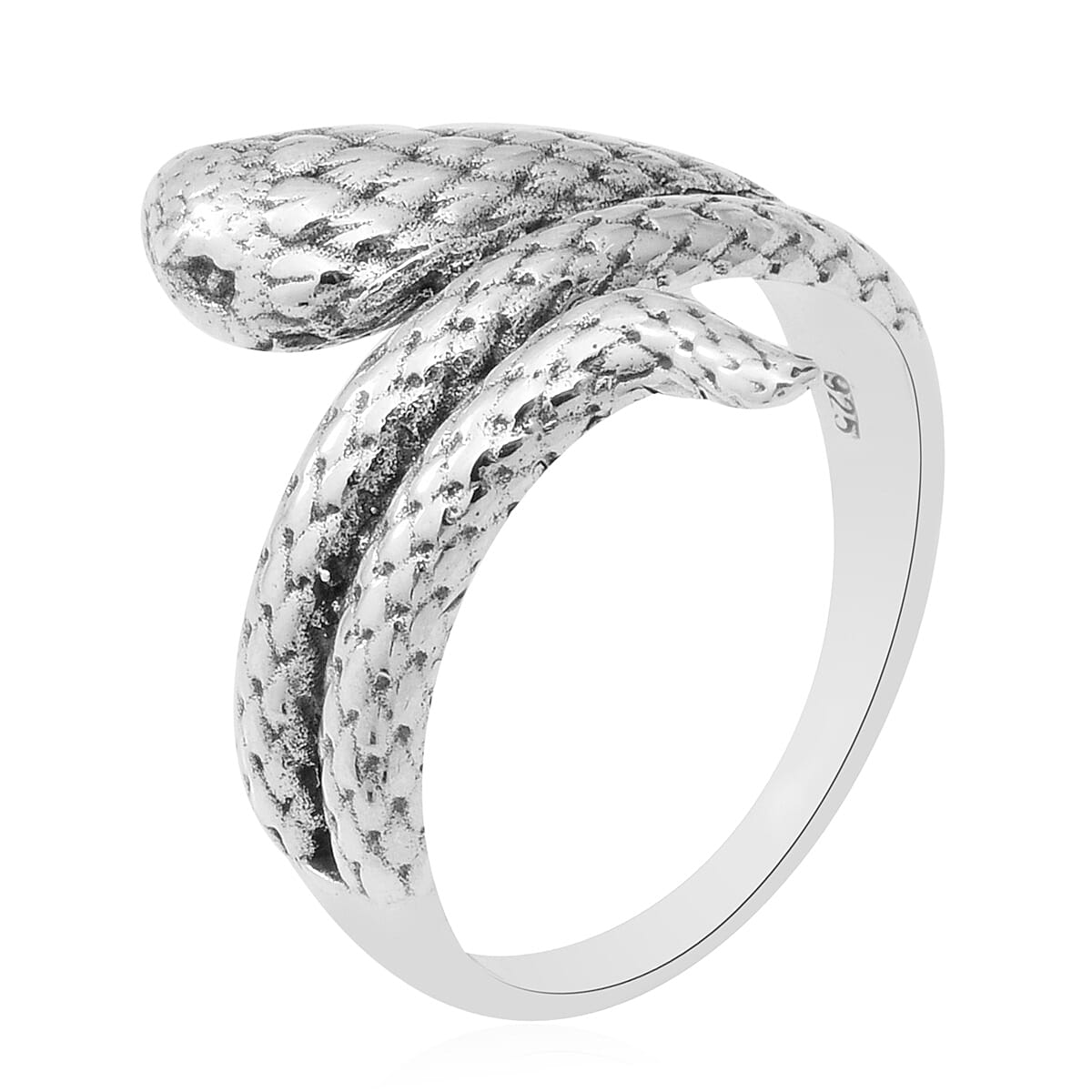 Thai Sterling Silver Snake Ring