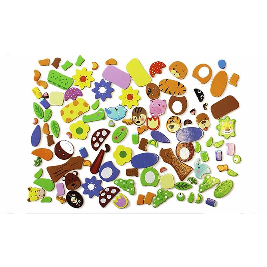 Magnetic Activities Board- Wooden Multifunctional Puzzle (Size 30.4x23.2x3.8cm)