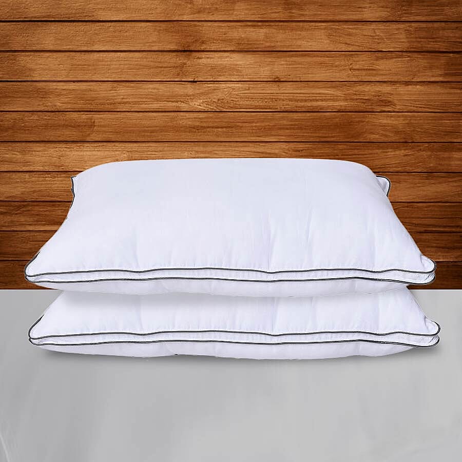 Shungite Infused Memory Foam Hybrid Pillow with Down Alternative Cover (Size 50x70 Cm)