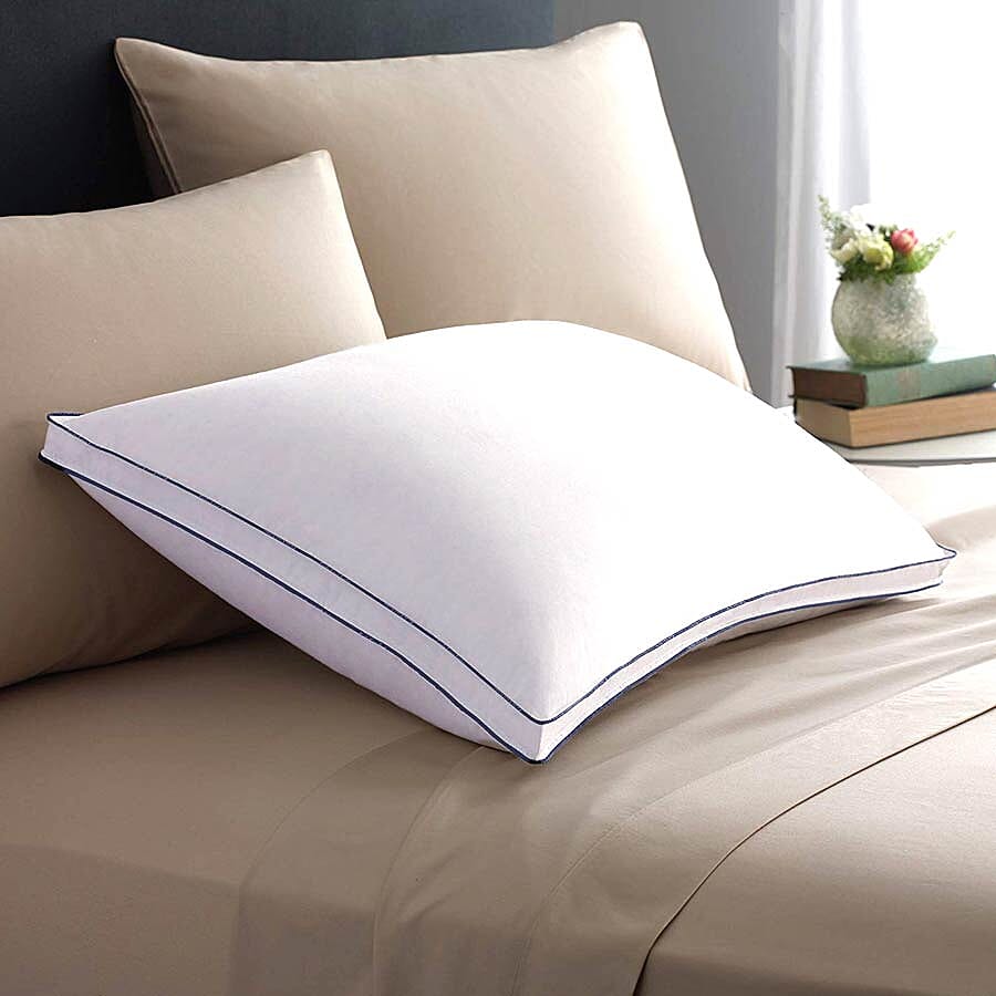 Shungite Infused Memory Foam Hybrid Pillow with Down Alternative Cover (Size 50x70 Cm)