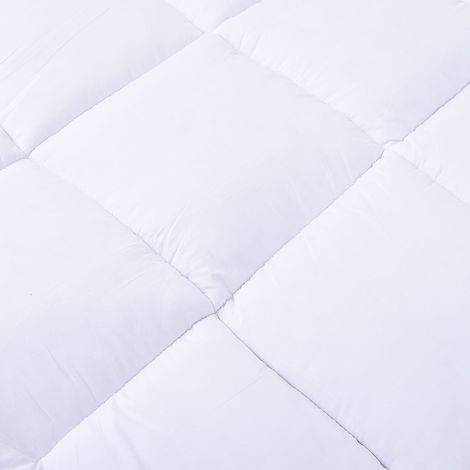 Extra Deep 7.5cm Faux Down 4 Season Mattress Topper (Size 140x190Cm) Double- White