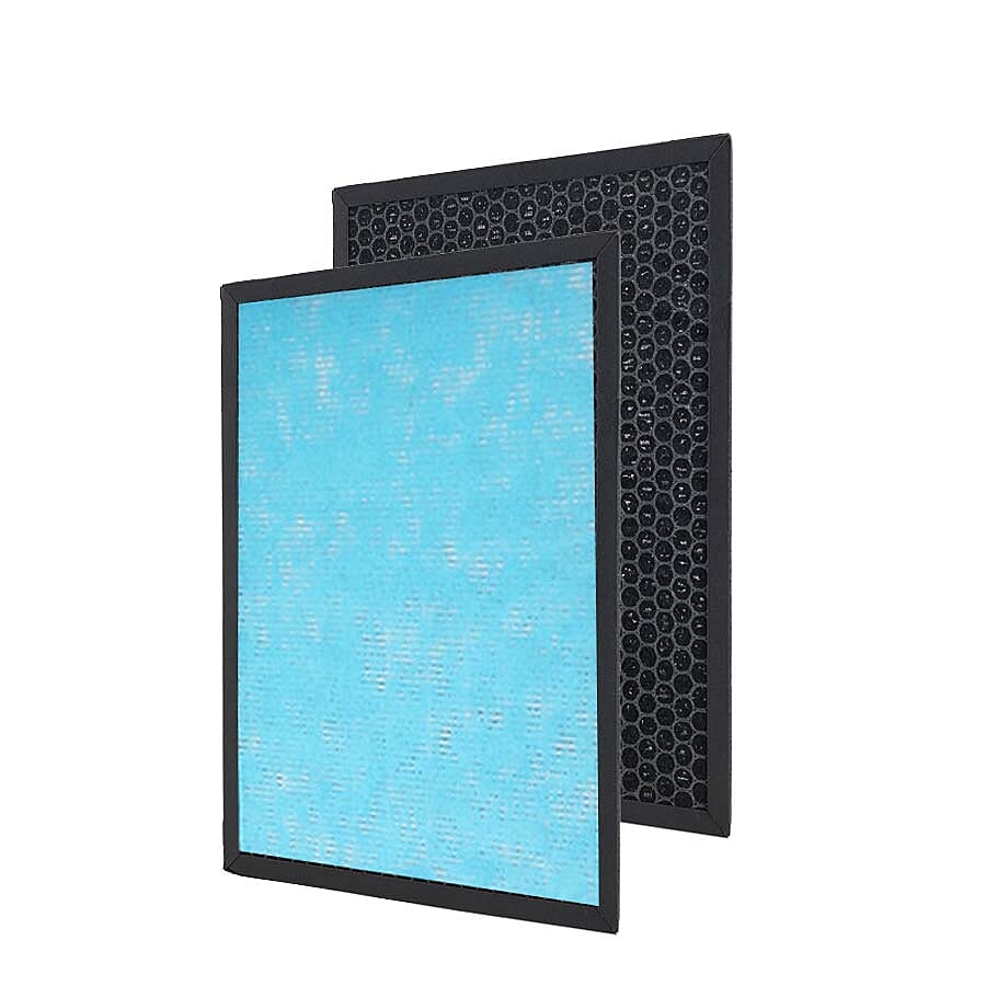 Activated Carbon Replacement Filter (Size 36x26x2.2 Cm) - Black