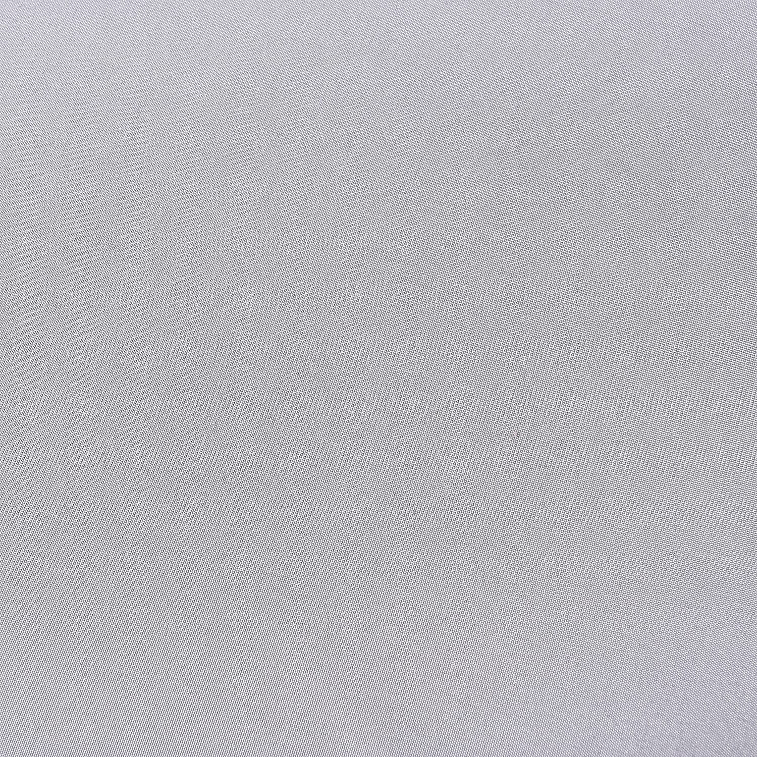 7 Piece Set - Bedding Set including 1 Duvet with Duvet Cover (200cm), 2 Pillows with Pillow Covers (50x75cm), 1 Fitted Bedsheet (140x190cm) - Grey- Double