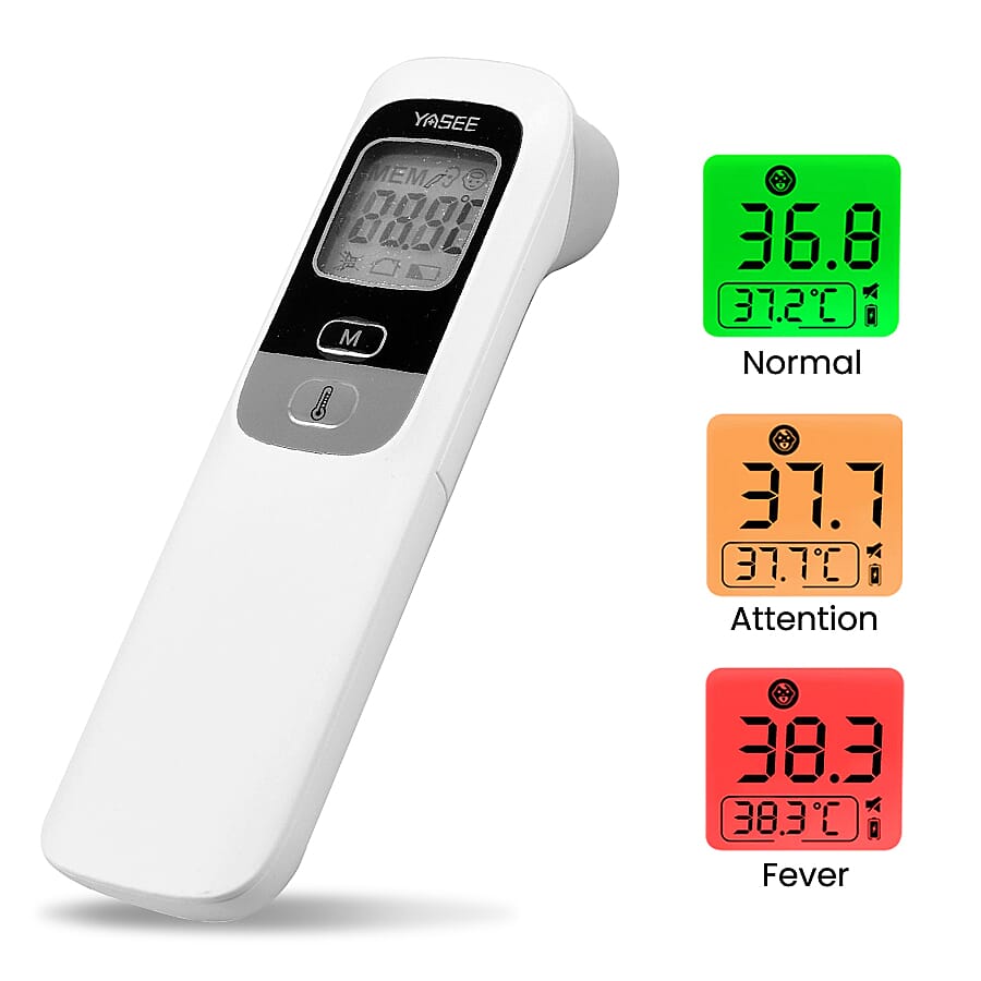 Non Contact Thermometer with LCD Function (Measurement Range- 82.4 - 109.2 Degree Fahrenheit) (2xAAA Battery not Included) 32 Memory
