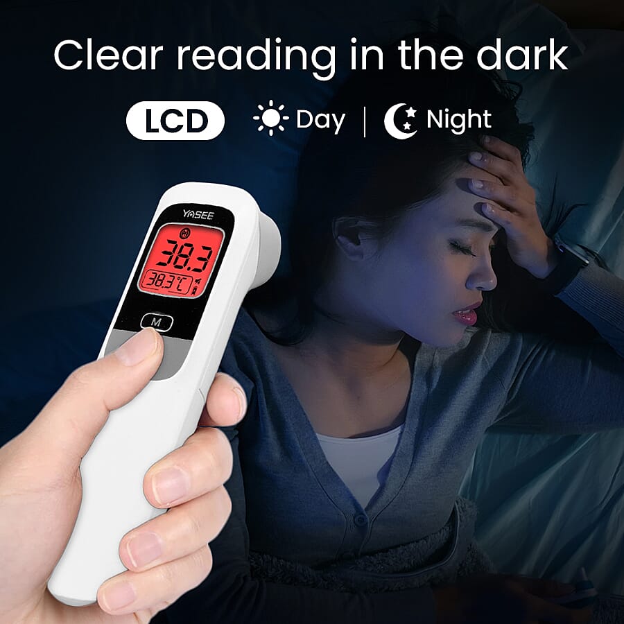 Non Contact Thermometer with LCD Function (Measurement Range- 82.4 - 109.2 Degree Fahrenheit) (2xAAA Battery not Included) 32 Memory