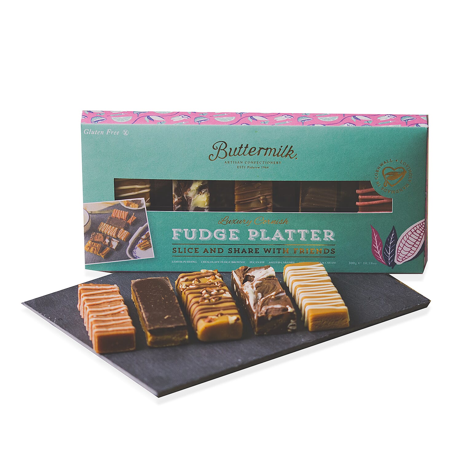 Buttermilk 1 x 300g Slice and Share Pudding Fudge Platter