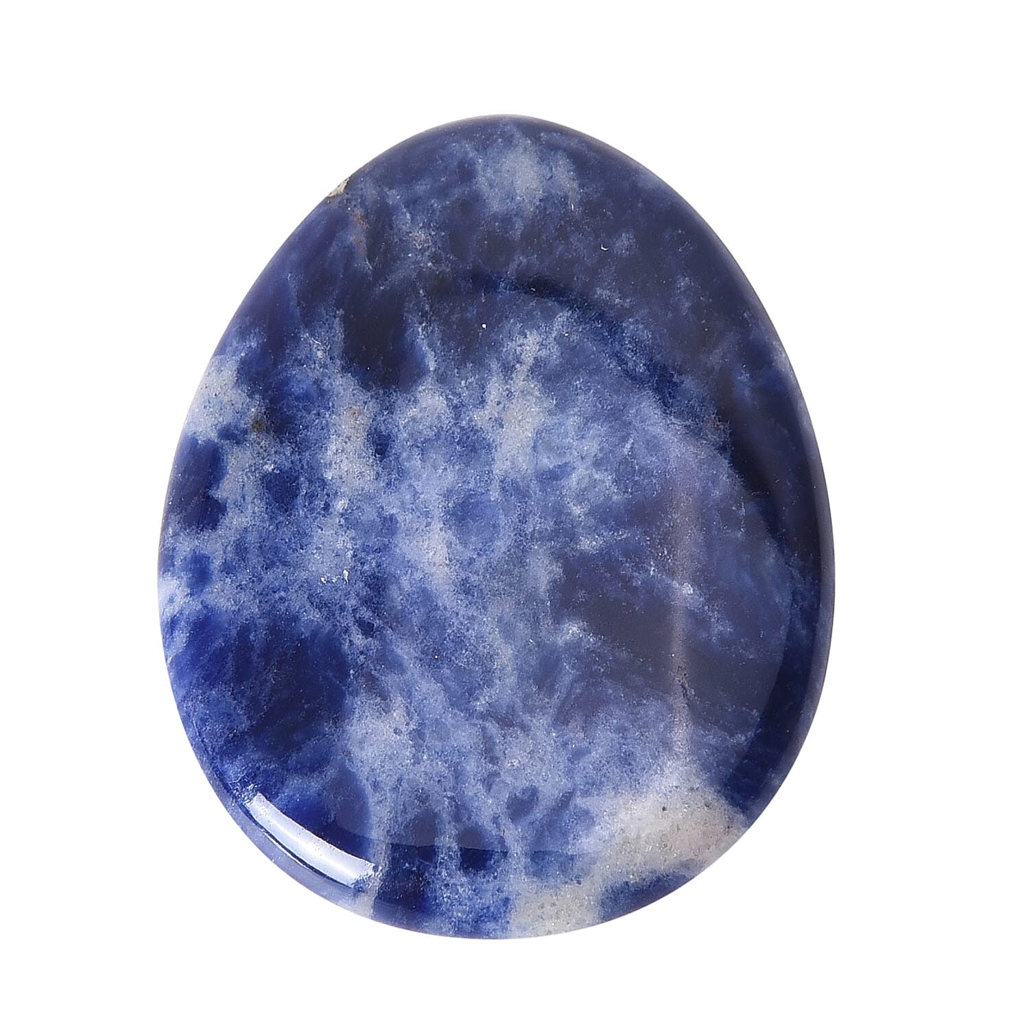 Worry Stone - Sodalite (20g) (Size 4.5x3.5 Cm) - 45 Ct.