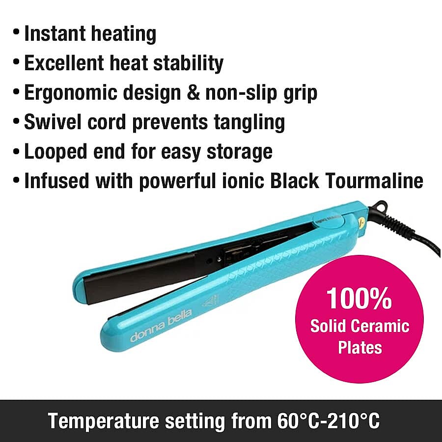 Donna Bella: Flat Iron Styler - Knight Blue