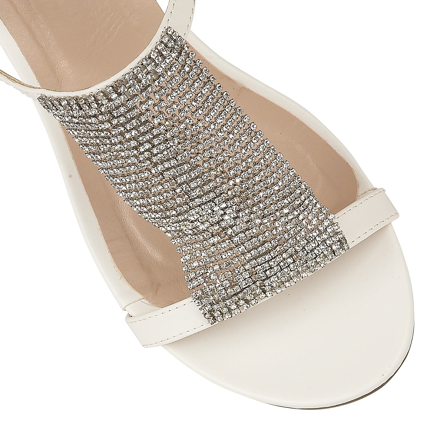 Lotus White Klarissa Wedge Open-Toe Sandals (Size 8)