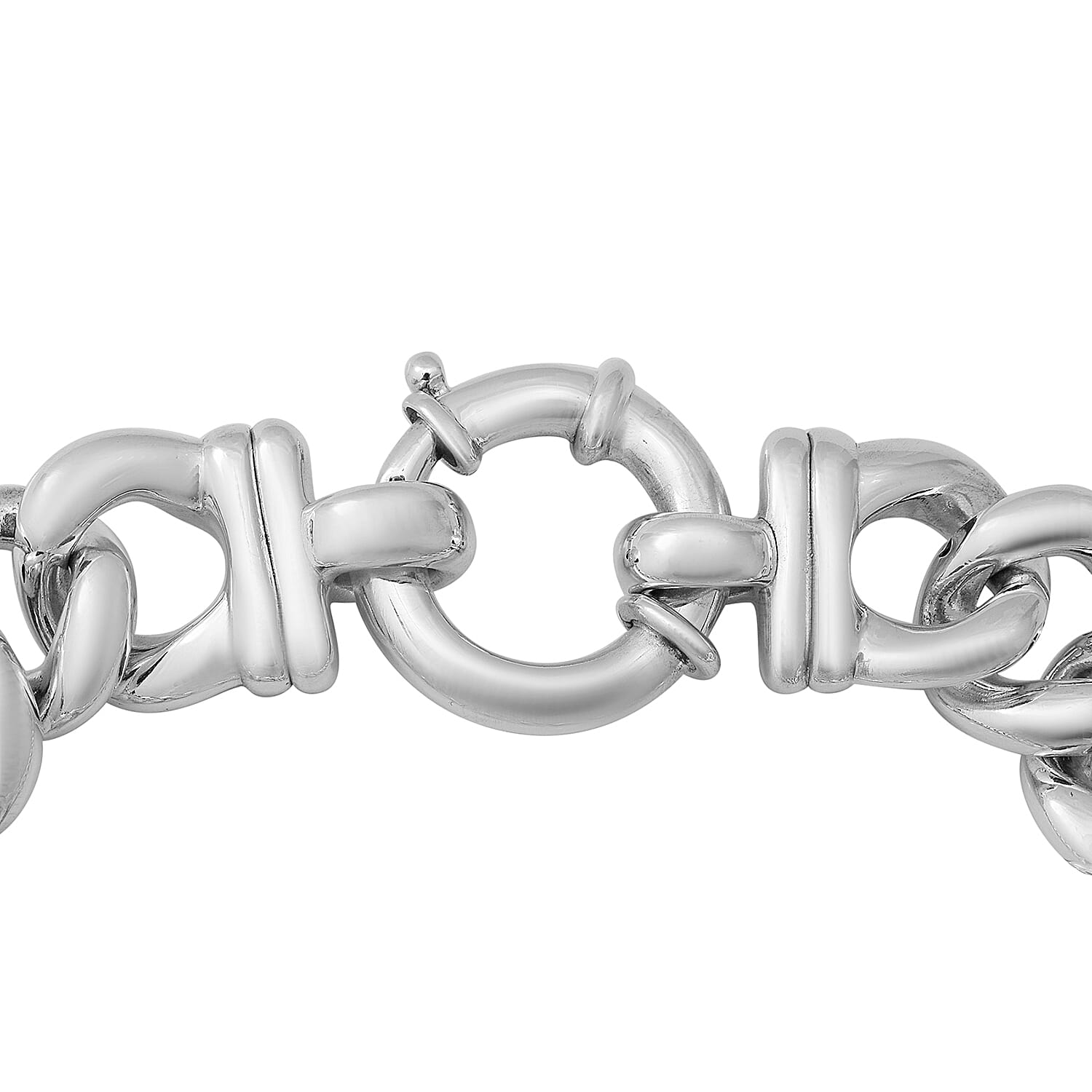 Thai Sterling Silver Bracelet (Size 7.5) with Senorita Clasp