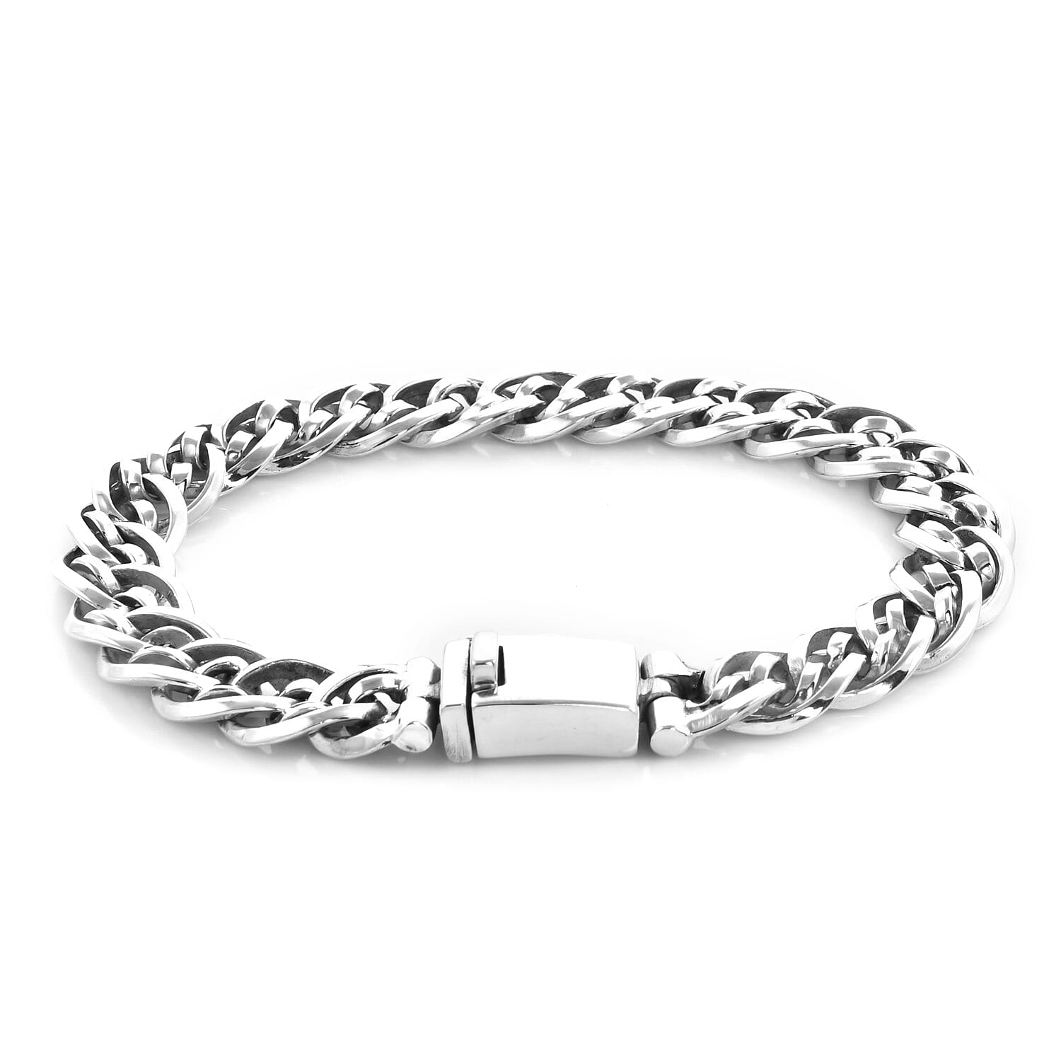 Royal Bali Collection - Sterling Silver Bracelet (Size 7.5), Silver wt 28.00 Gms