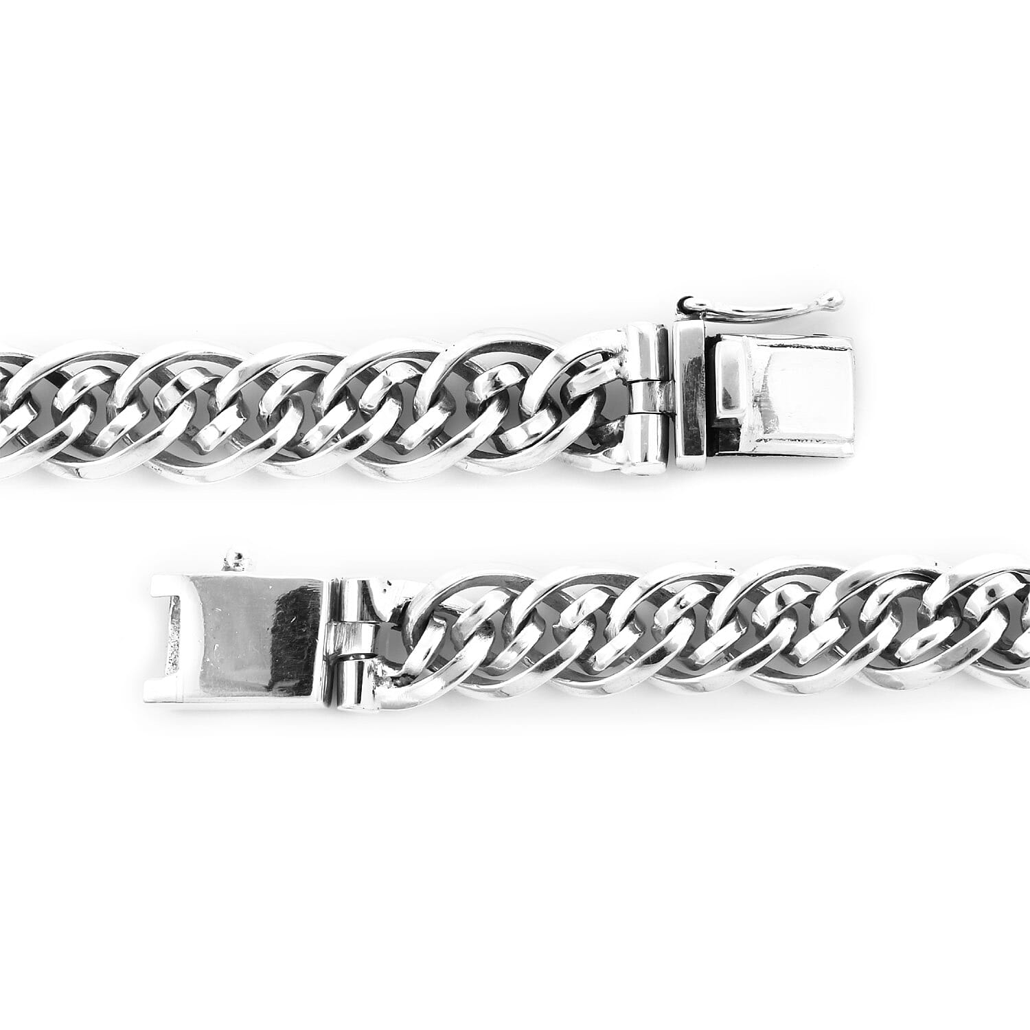 Royal Bali Collection - Sterling Silver Bracelet (Size 7.5), Silver wt 28.00 Gms