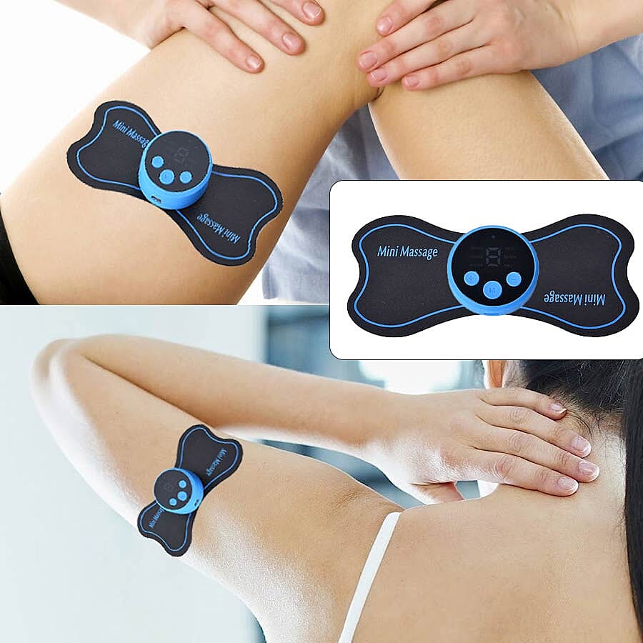 Wireless TENS (EMS) Massager for Pain Relief & Fat Burning With 9 Intensity Settings, 10-35 Degrees Heat & Cool Therapy