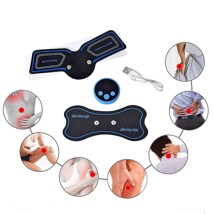 Wireless TENS (EMS) Massager for Pain Relief & Fat Burning With 9 Intensity Settings, 10-35 Degrees Heat & Cool Therapy