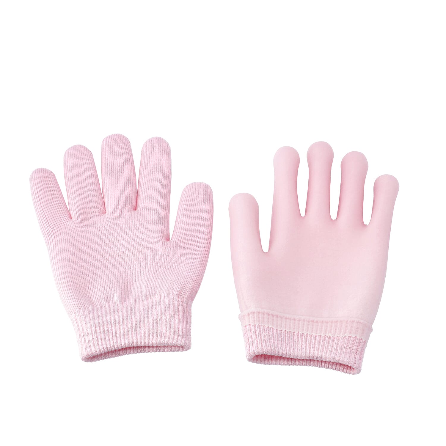 SPA Moisturizing Gel Gloves (Size 19x13 Cm) - Pink