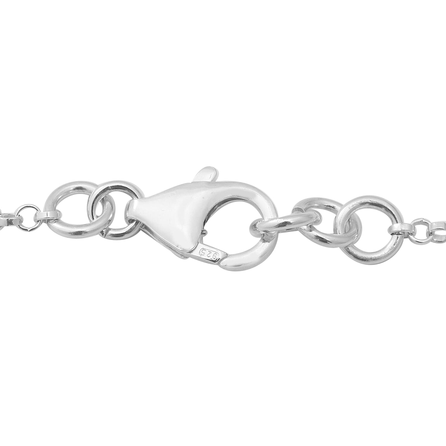 Designer Inspired- Sterling Silver Necklace (Size 20), Silver wt 18.41 Gms