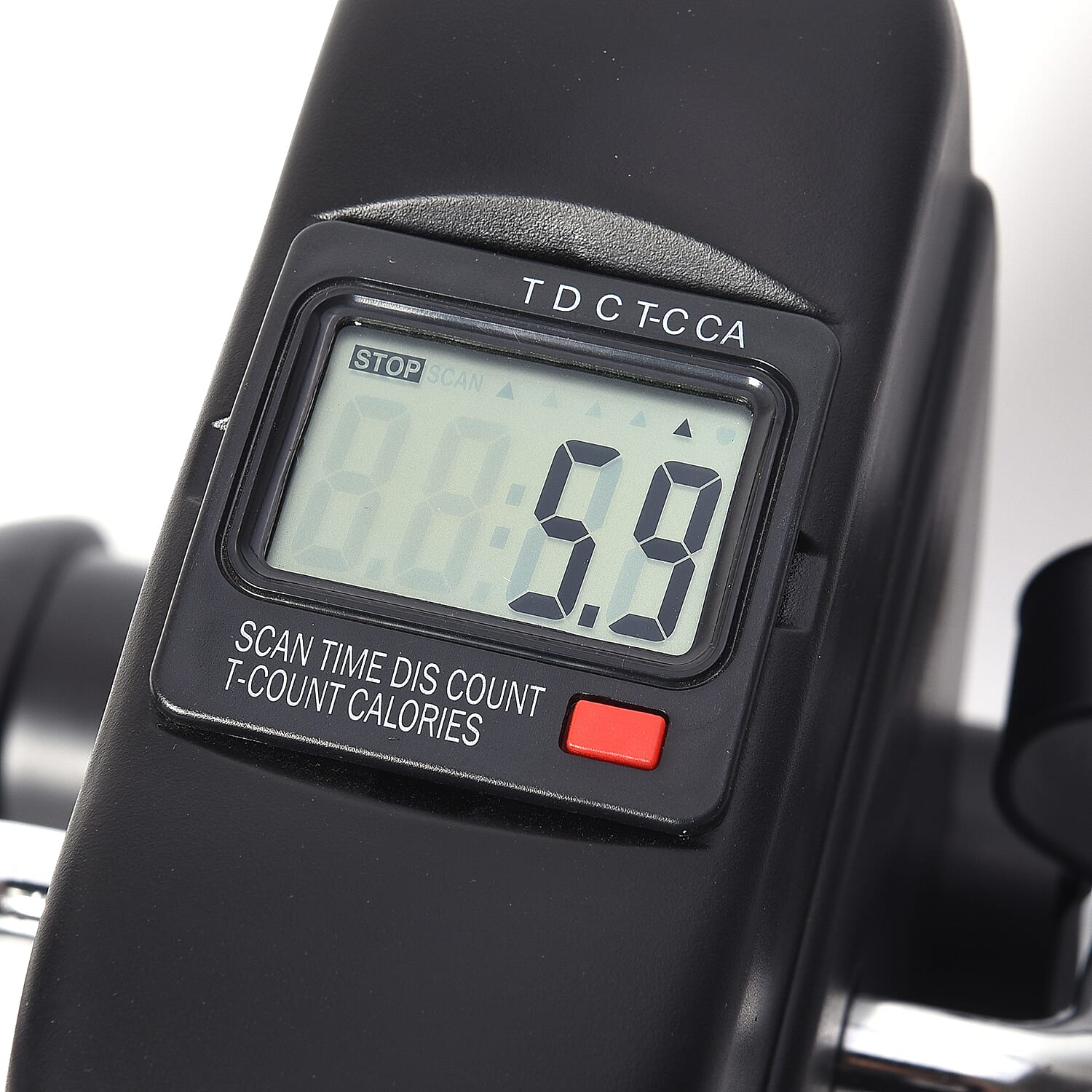 Mini Pedal Exercise Bike (Size 40x34x31 Cm) (1xAAA Battery not Included) - Black