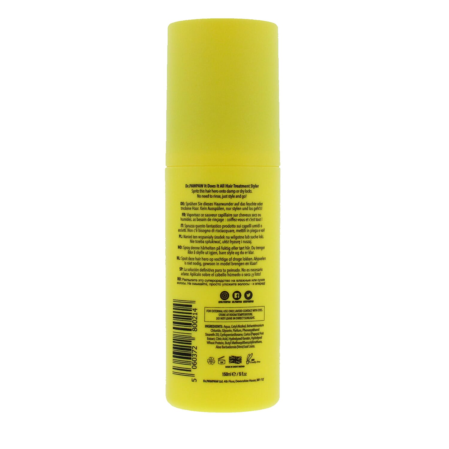 DR. PAW PAW: 7-IN-1 Hair Treatment Styler - 150ml
