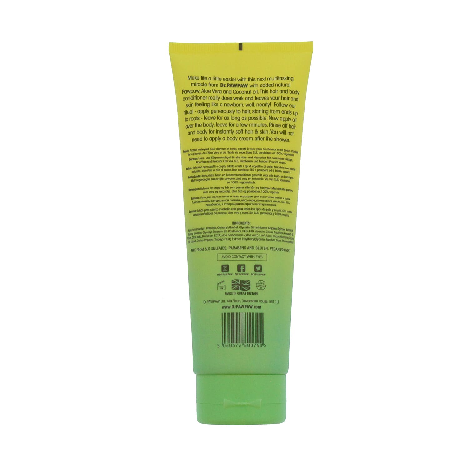 DR. PAW PAW: Everybody Hair & Body Conditioner - 250ml