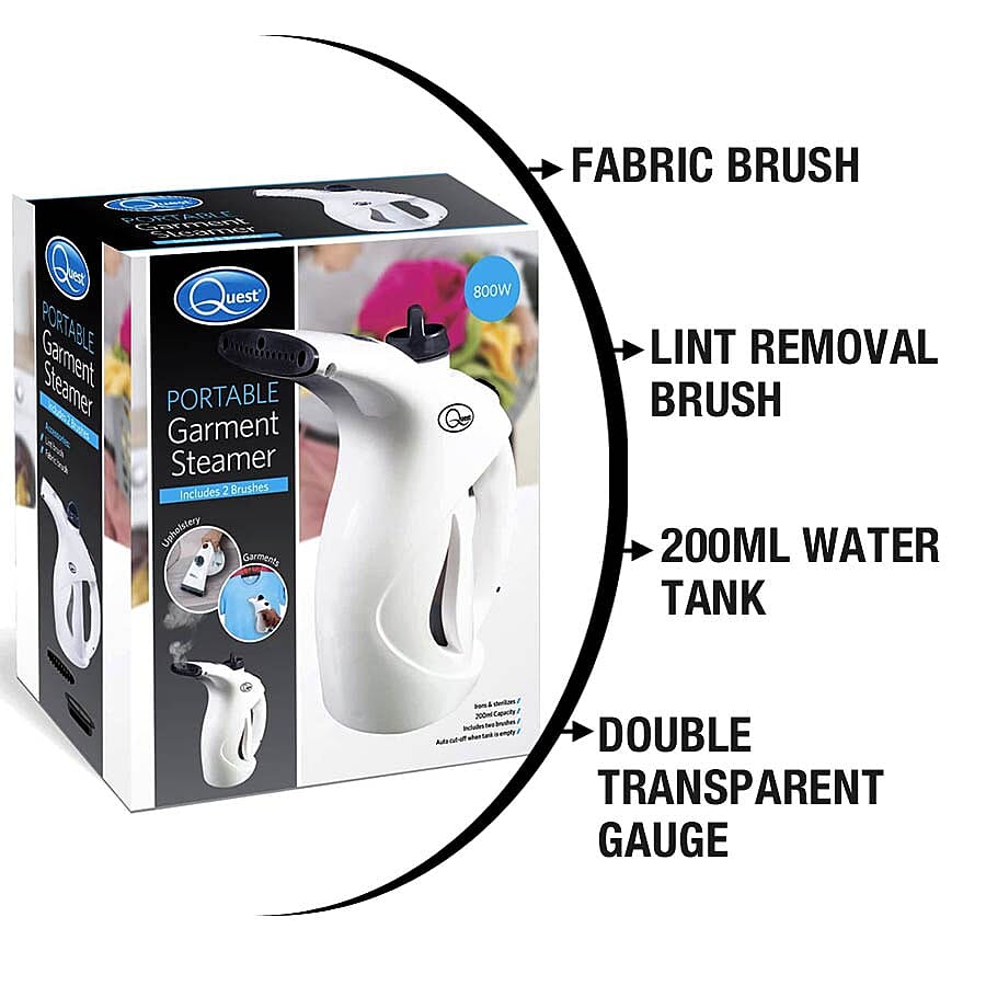 600w Portable Steam Sanitiser / Garment Steamer (Size 22x9cm)