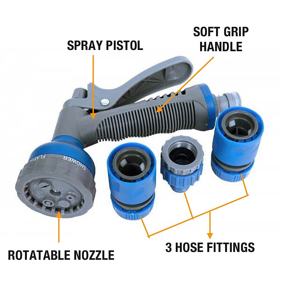 ROLSON 7 Function Spray Gun Set (Size 13x11x8cm)