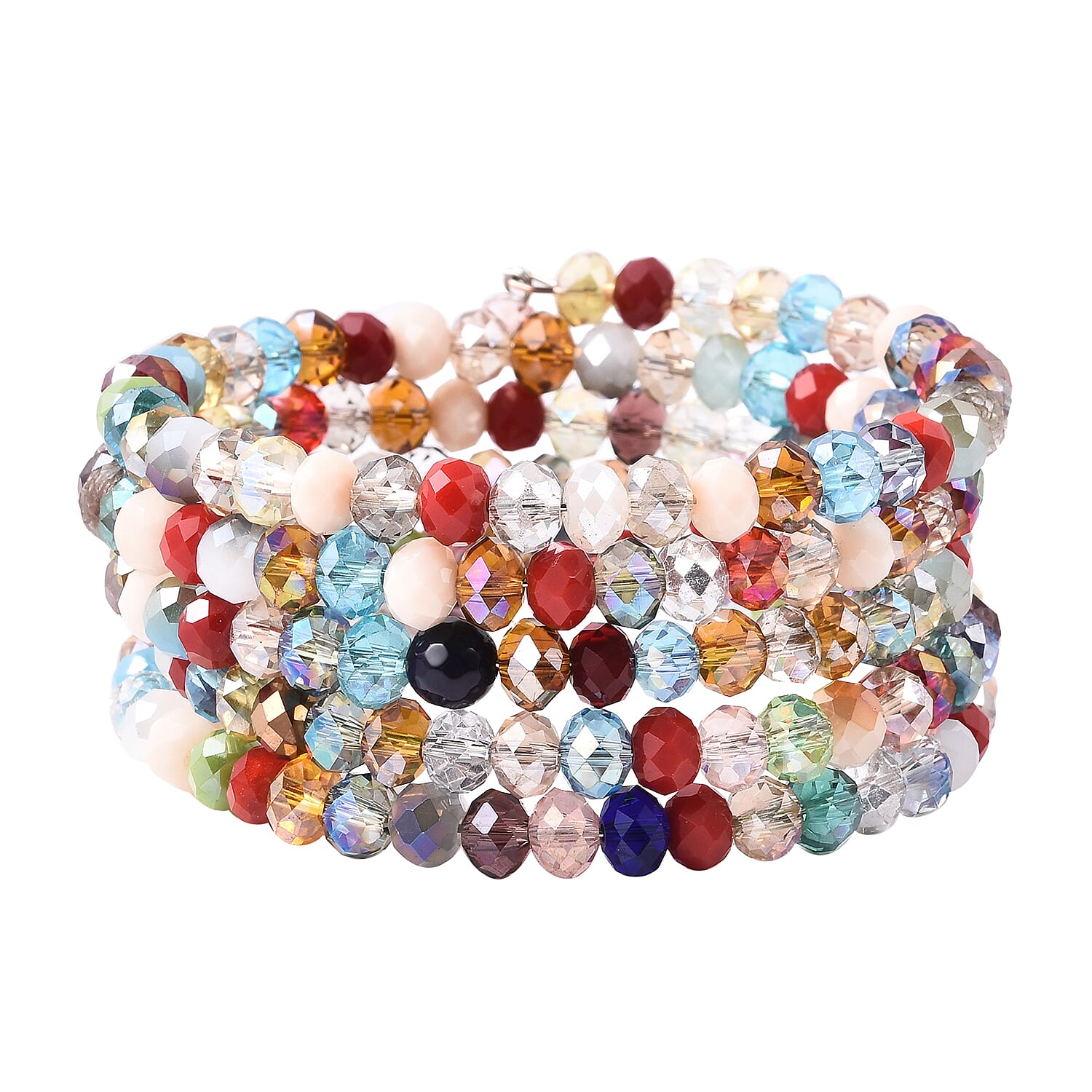 Multi Colour Beaded Bangle (Size 7)