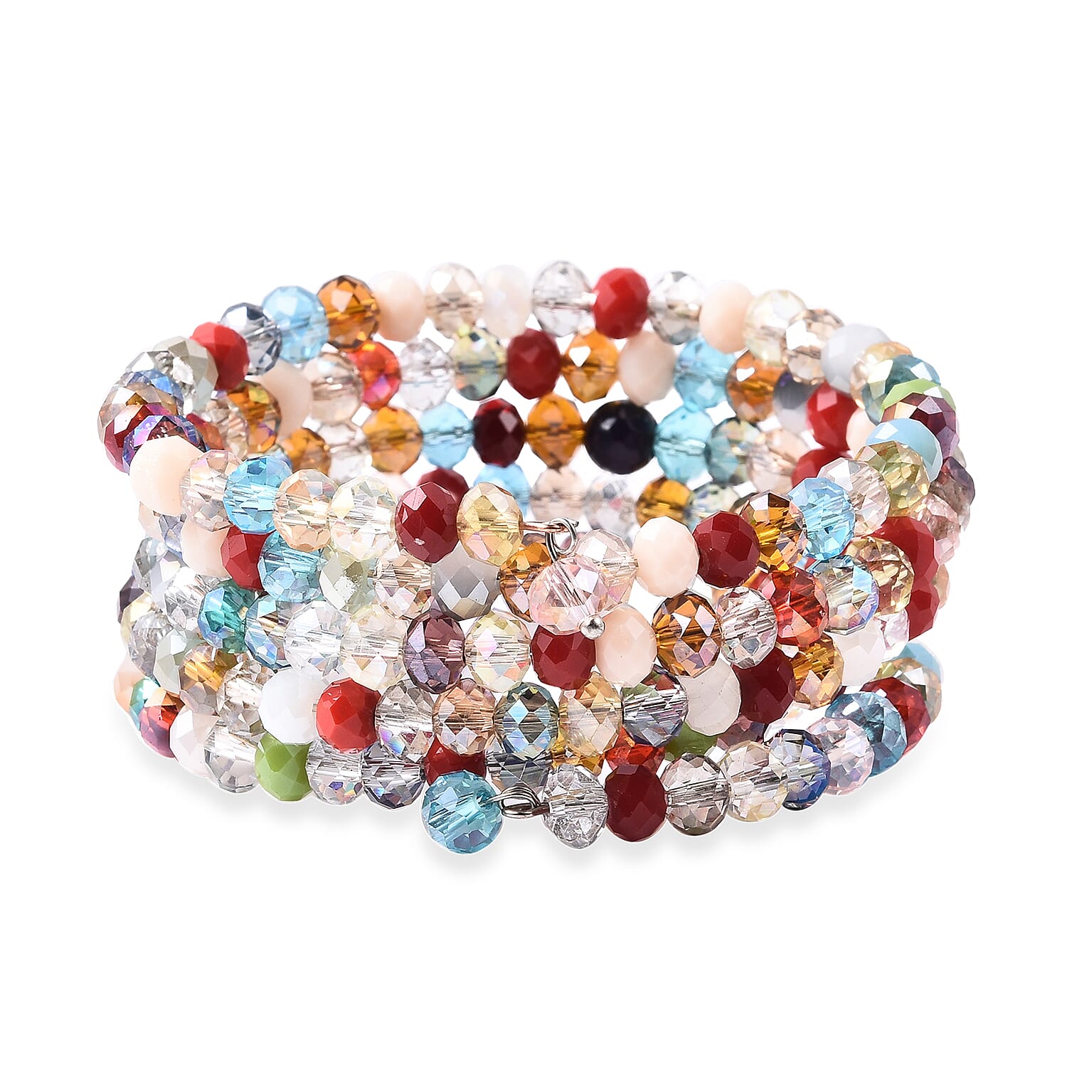 Multi Colour Beaded Bangle (Size 7)