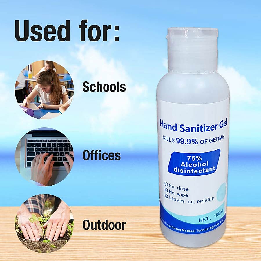 75% Alcohol Disinfectant Hand Sanitiser Gel - 100ml
