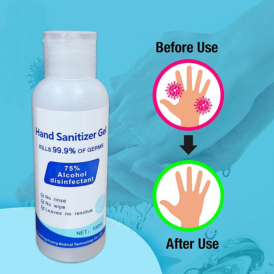 75% Alcohol Disinfectant Hand Sanitiser Gel - 100ml
