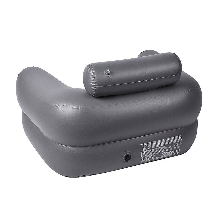 Comfortable Inflatable Deluxe Armchair with Backrest (Size 108x80x66 Cm)
