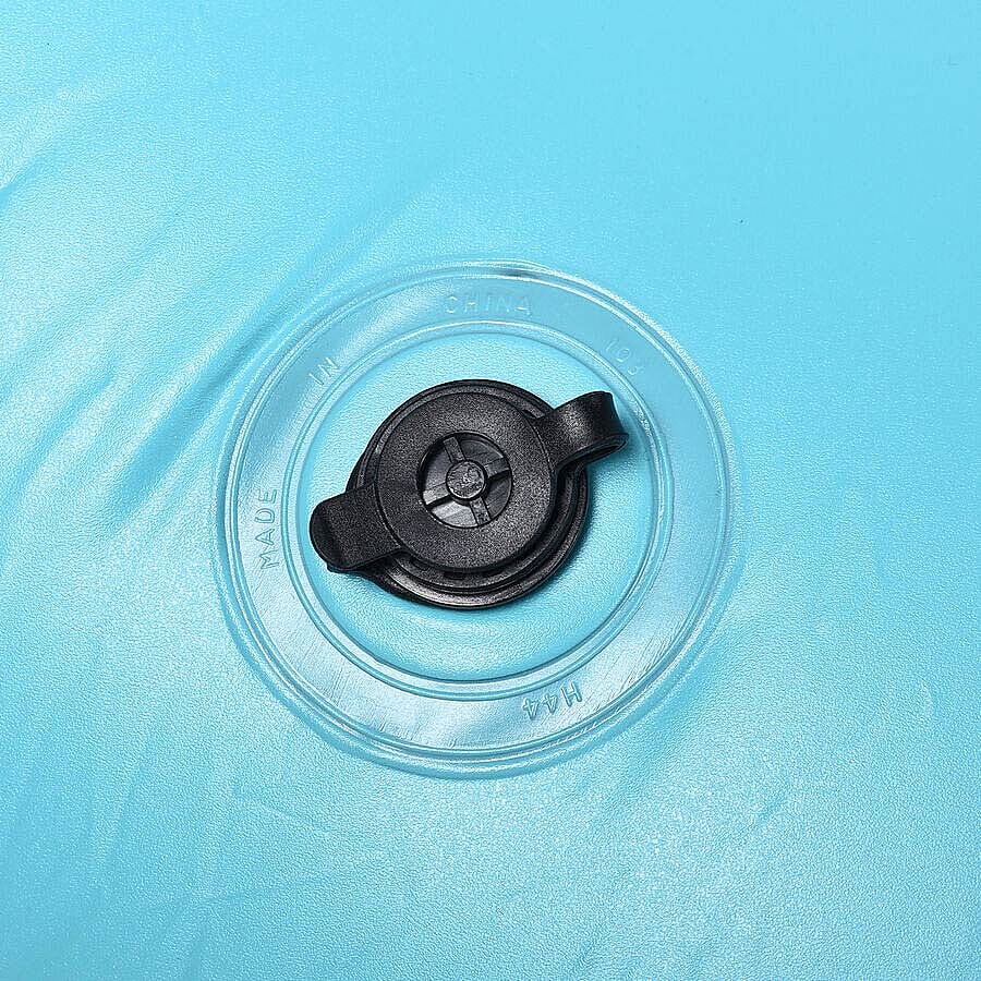 Inflatable and Portable Lazy Chair (Size: 105x105x65cm) - Blue