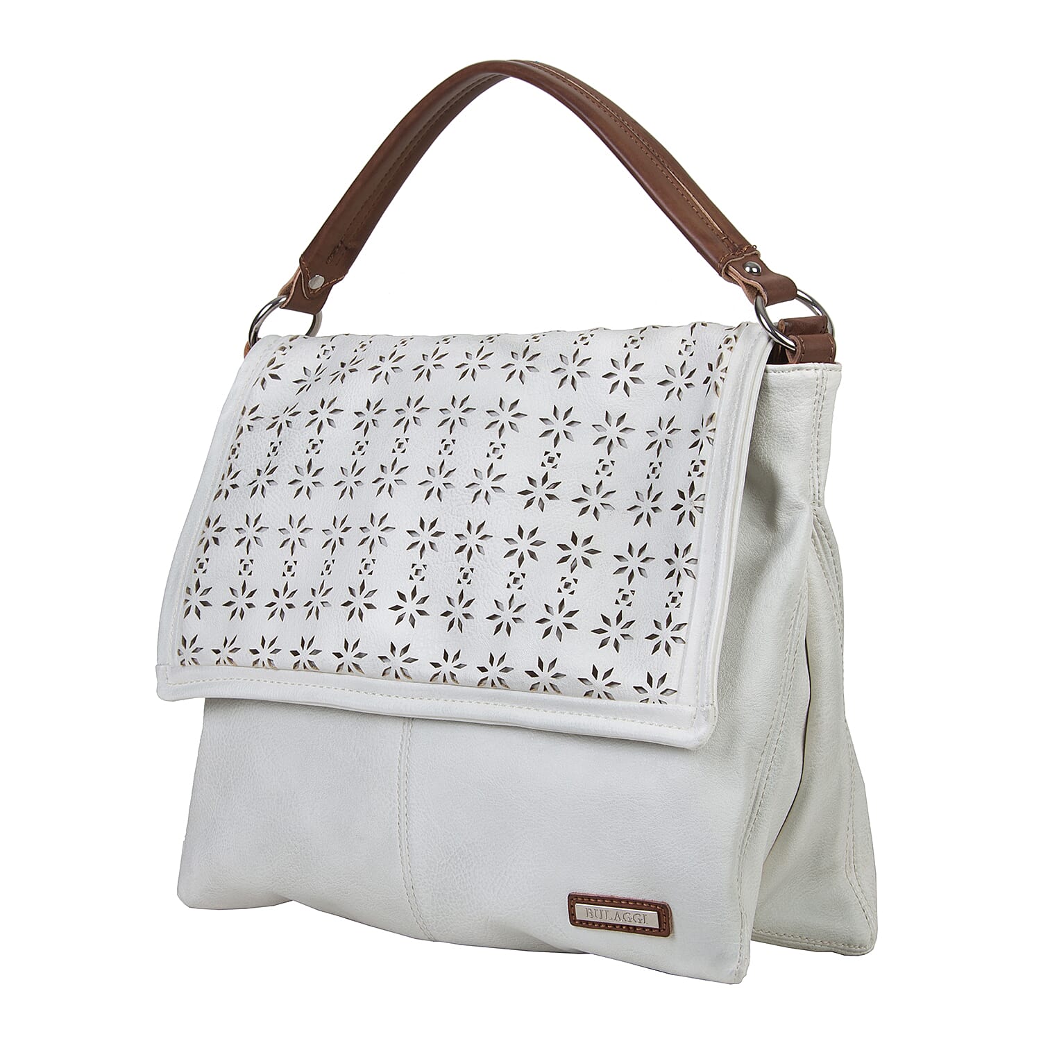 Bulaggi Collection -  Chayenne Messenger Bag - White