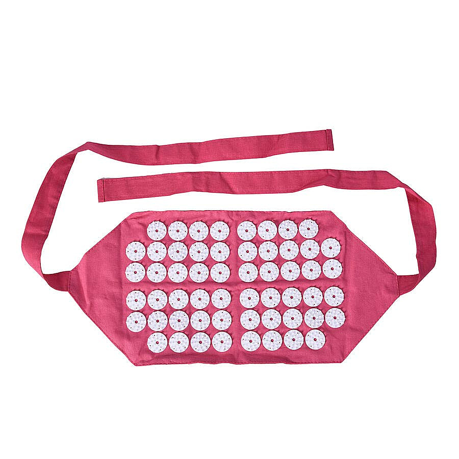 AAcupressure-Belt-5x21cm-Pink-and-White