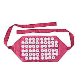AAcupressure Belt (Size 45x21cm) - Pink and White