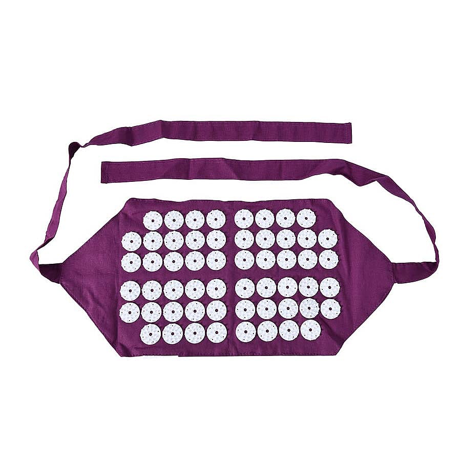 Acupressure Belt (Size 45x21cm) - Purple and White