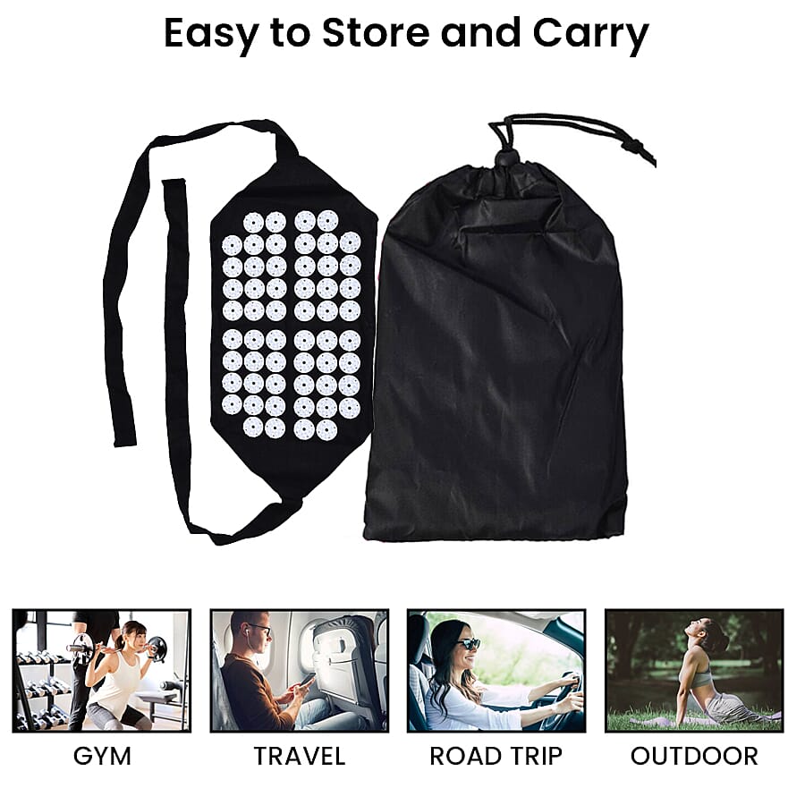 Acupressure Belt (Size 45x21cm) - Black and White