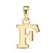9K Yellow Gold Initial E Pendant