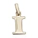 9K Yellow Gold Initial I Pendant