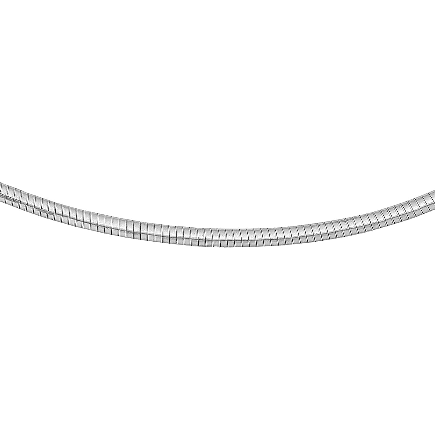 Sterling Silver Adjustable Snake Chain (Size 16 with 2 inch Extender)