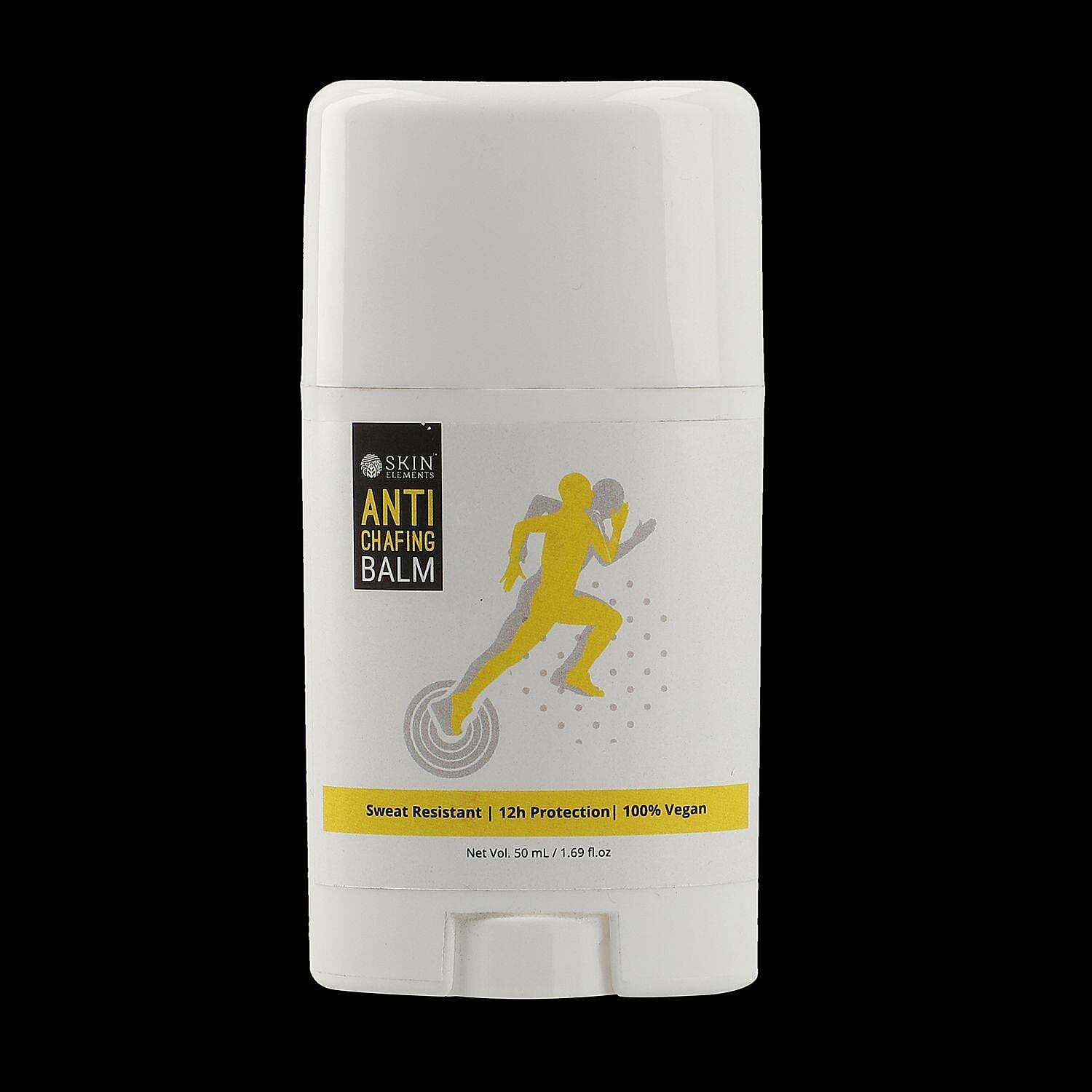 100% Vegan Skin Elements Anti-Chafing Balm for Men and Womens All Types Skin