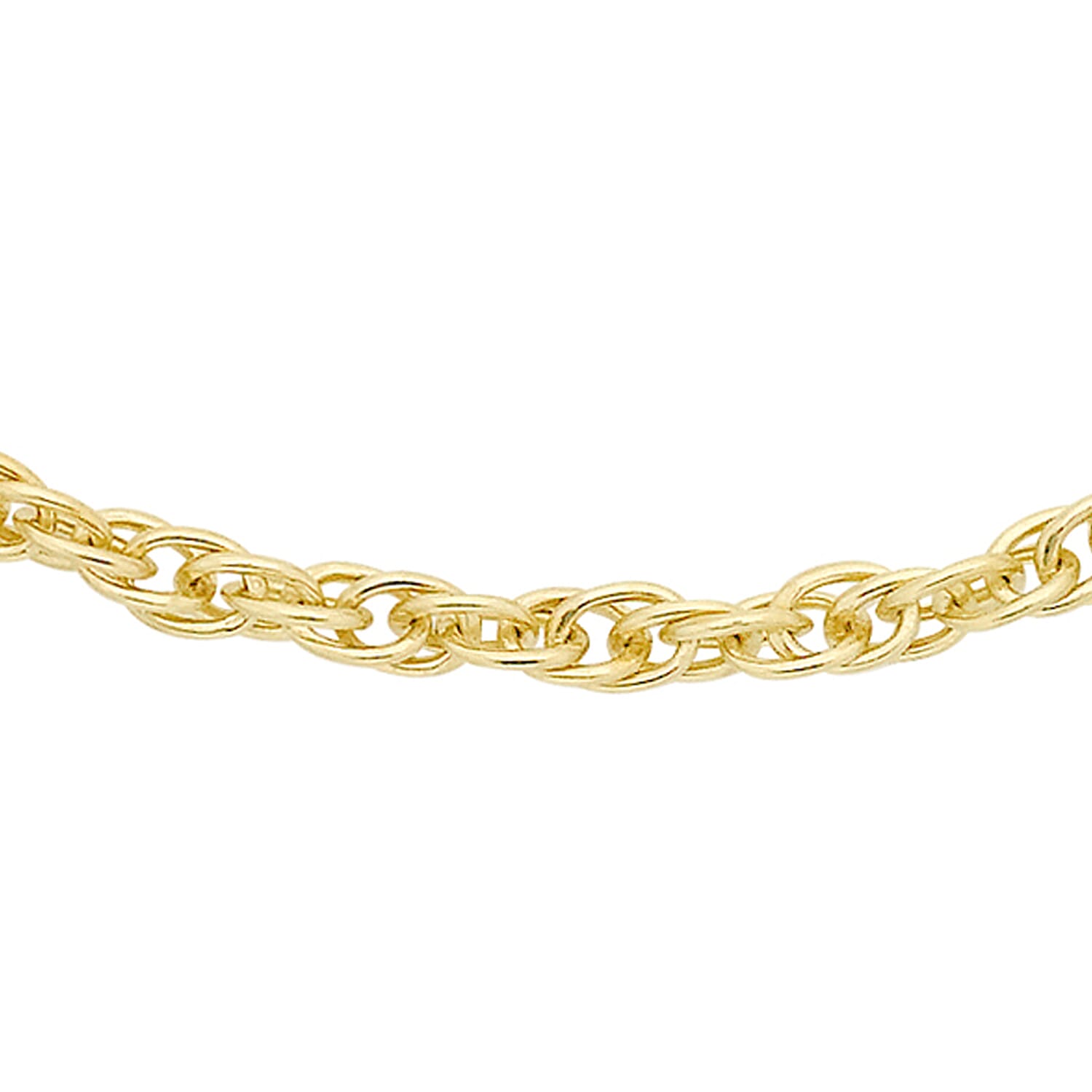 Biggest JCK Vegas Closeout Deal - 9K Yellow Gold Prince of Wales Chain (Size 18) With Spring Ring Clasp