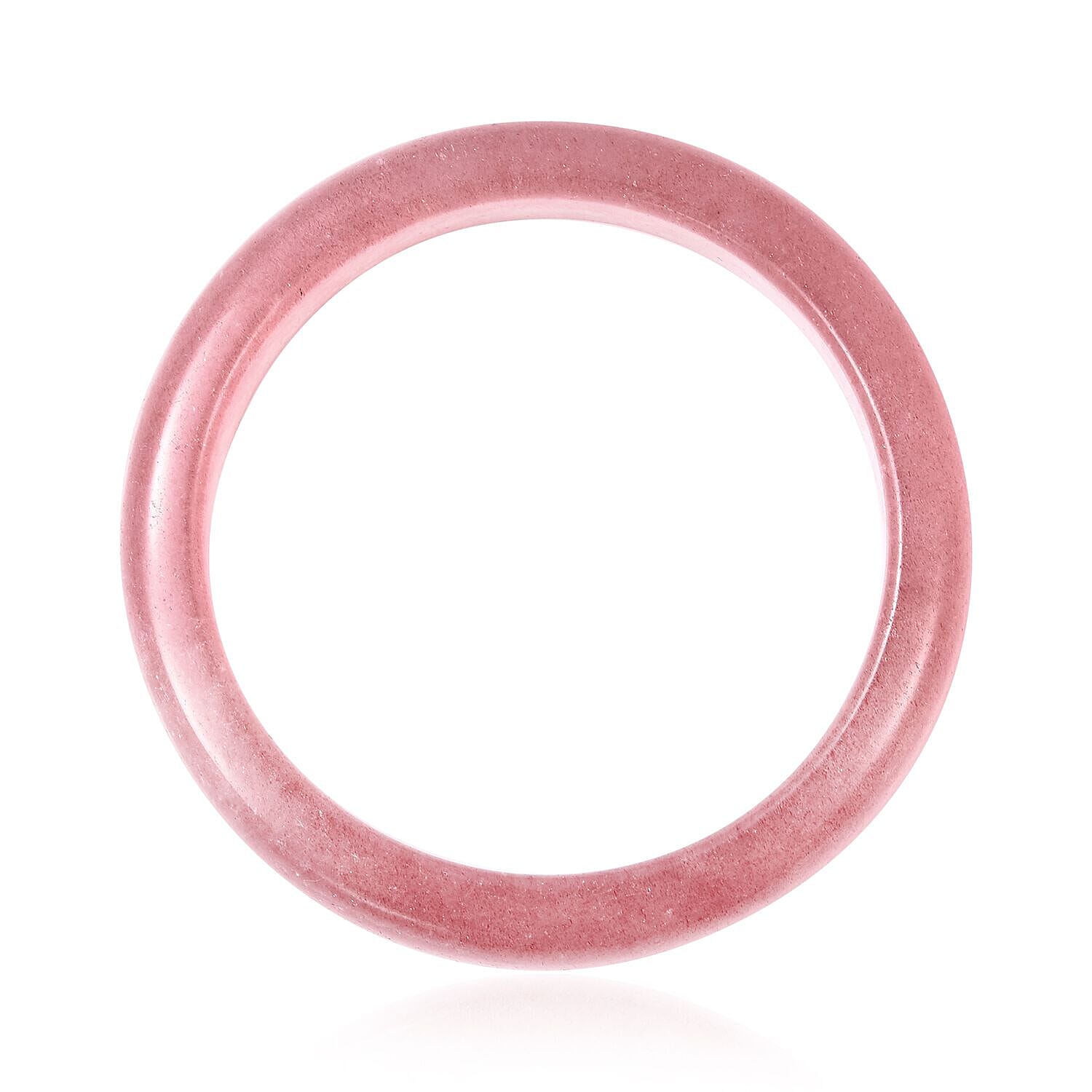 Super Auction- AAA Natural Strawberry Quartz Bangle (Size 7.25) 262.00 Ct.