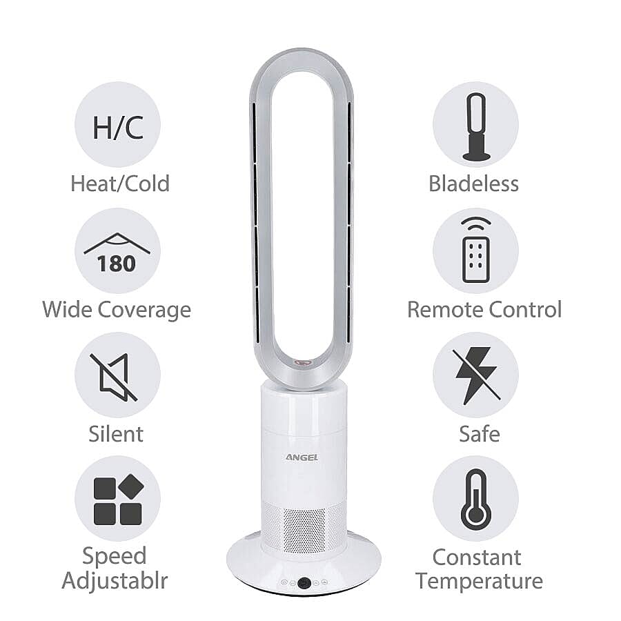 Homesmart 3-in-1 Bladeless Fan, Heater & Air Purifier with Remote Control (Size 85.3x26.5x16 Cm)