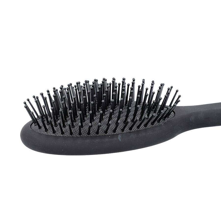 Shungite Infused Hair Brush (Size 26x8.6Cm) - Black