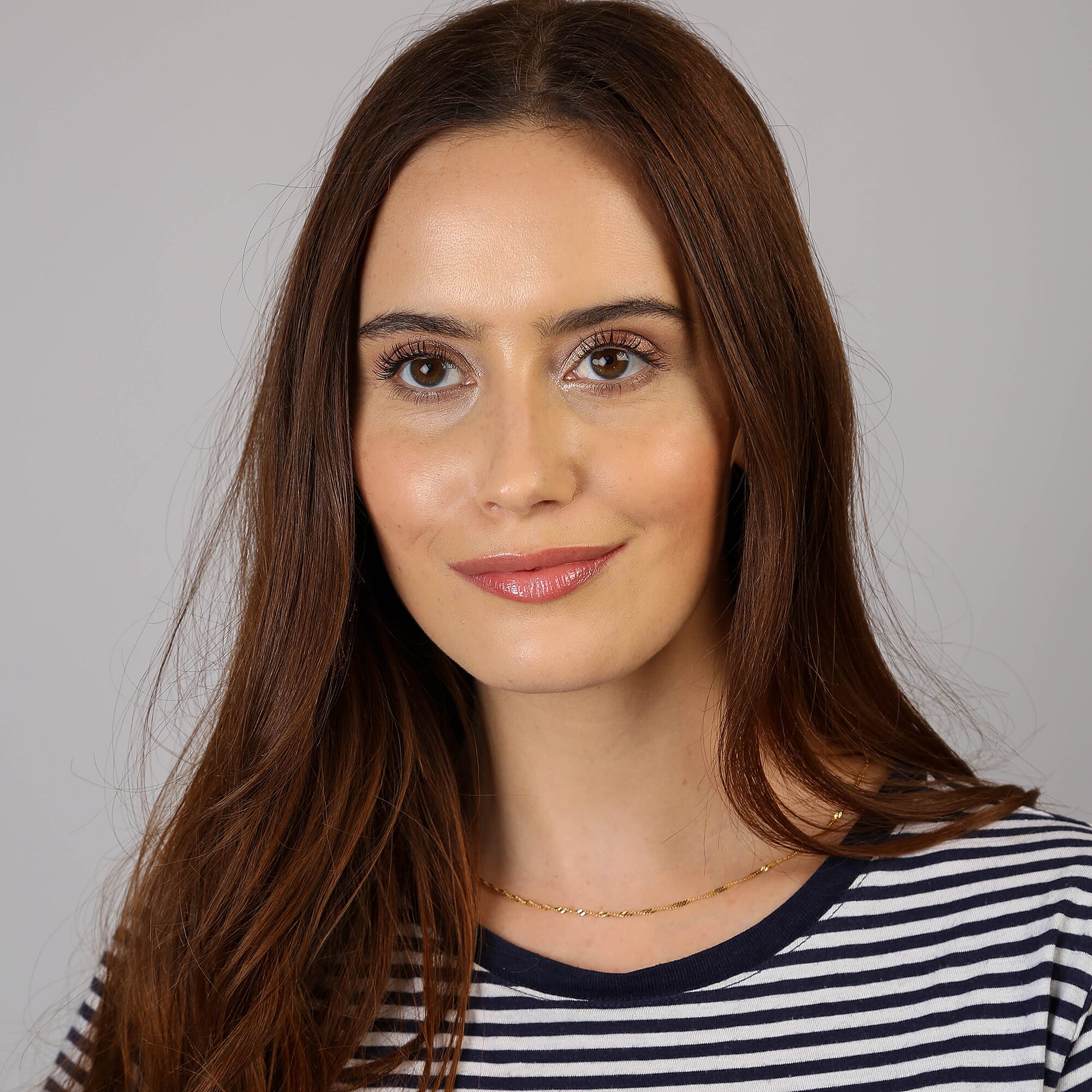 Yellow Gold Plated Sterling Silver Twisted Curb Chain (Size 18) with Spring Ring Clasp