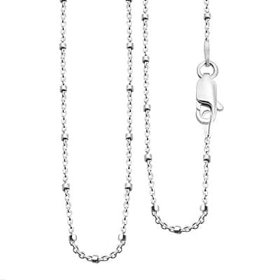 Close Out Deal Cube Trace Chain in Sterling Silver Size 18 Inch