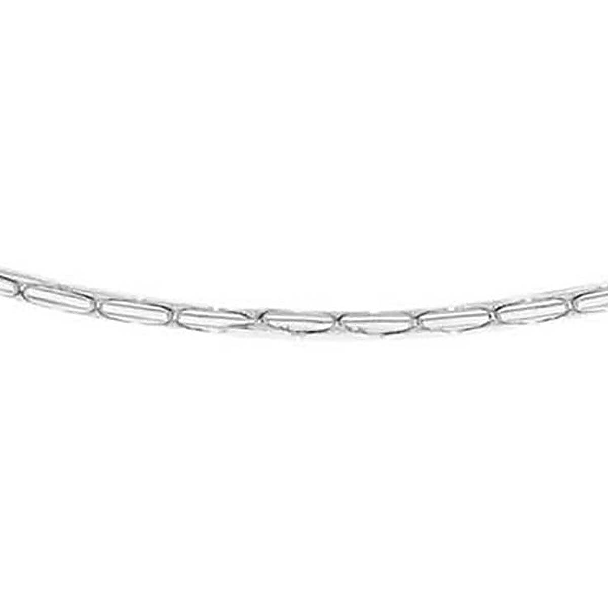 Sterling Silver Cobra Chain with Lobster Clasp (Size 16.5)