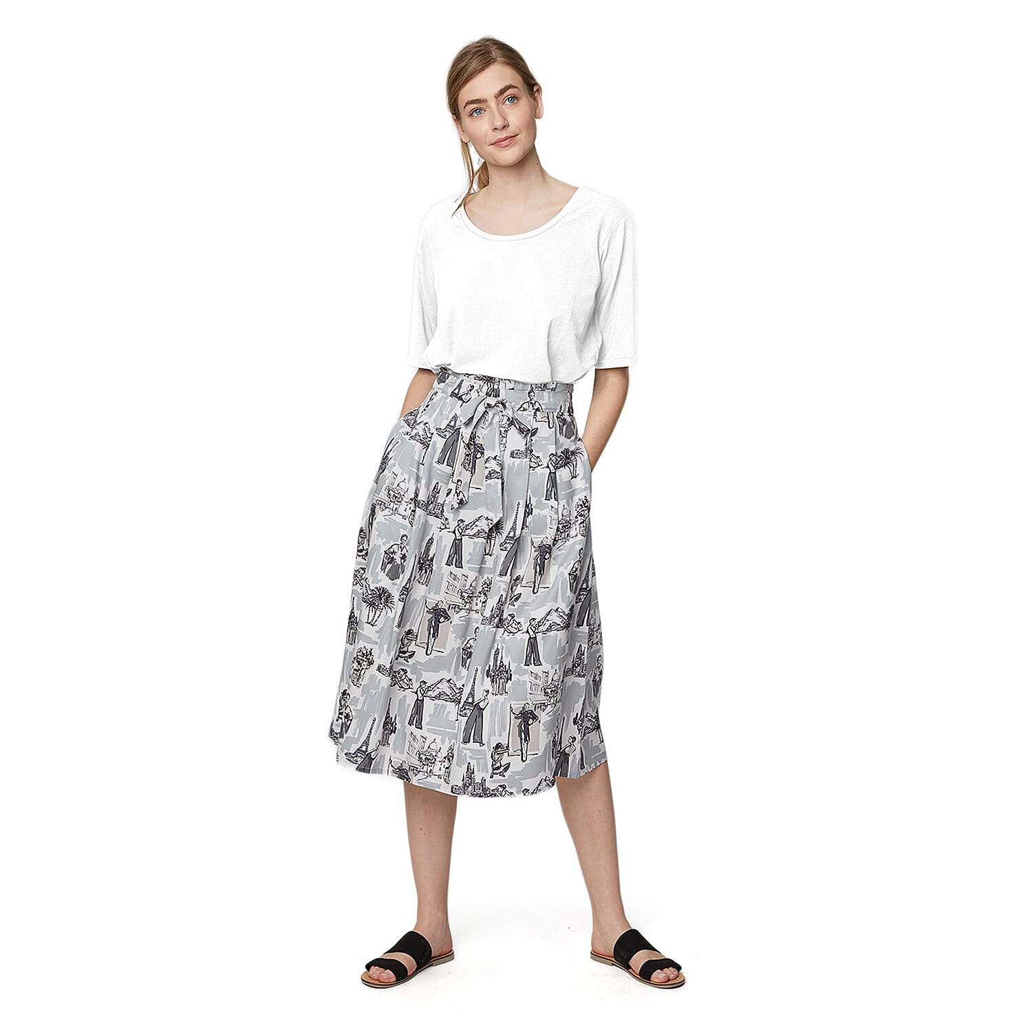 Thought Bamboo Base Layer Tee (Size 8) - White